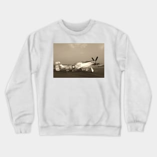 P-51 Mustang Fighter Plane - Classic War Bird Crewneck Sweatshirt